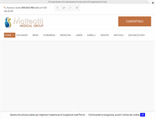 Tablet Screenshot of centromedicochirurgicomatteotti.it